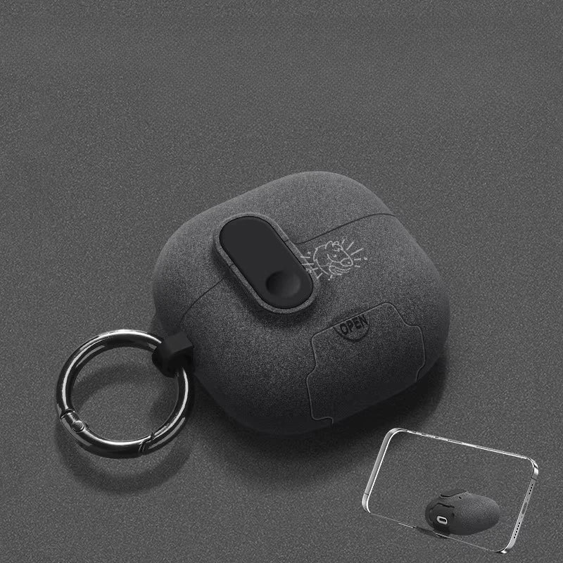 Magnetic Lock Earphone Case For Huawei FreeBuds 7i 6i Pro5 Pro3 FreeClip2  Cover TPU  Funda Protective Cases Sleeve With Hook ﻿
