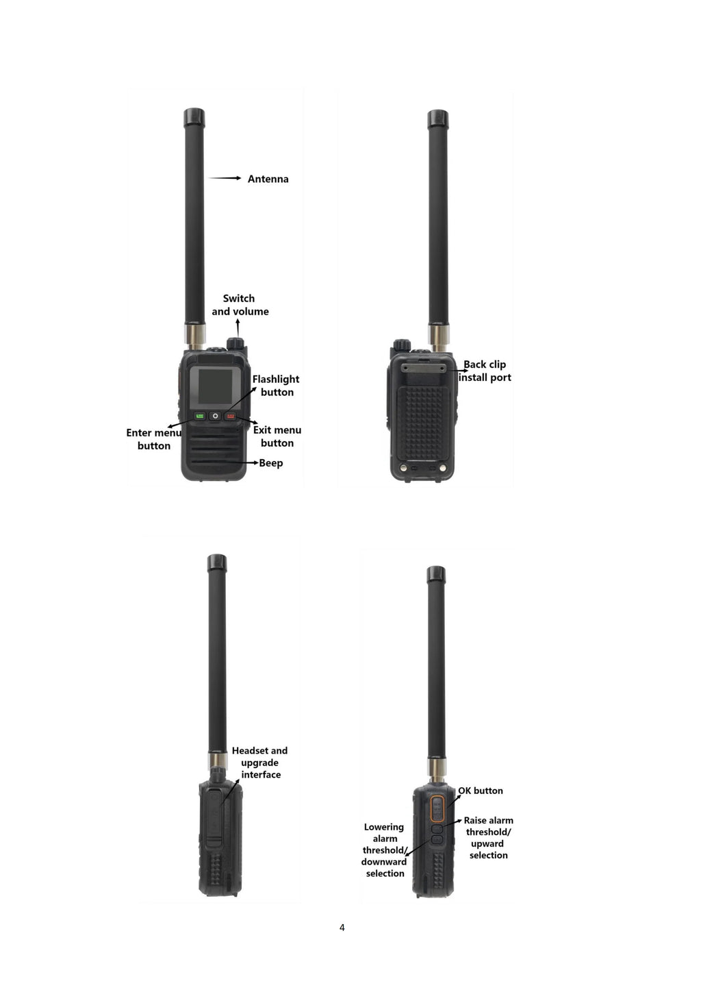 1-2km Drone Warning Equipment with 30-6400MHz Broadband Detection Supporting FPV Drone for DJI Road Communication