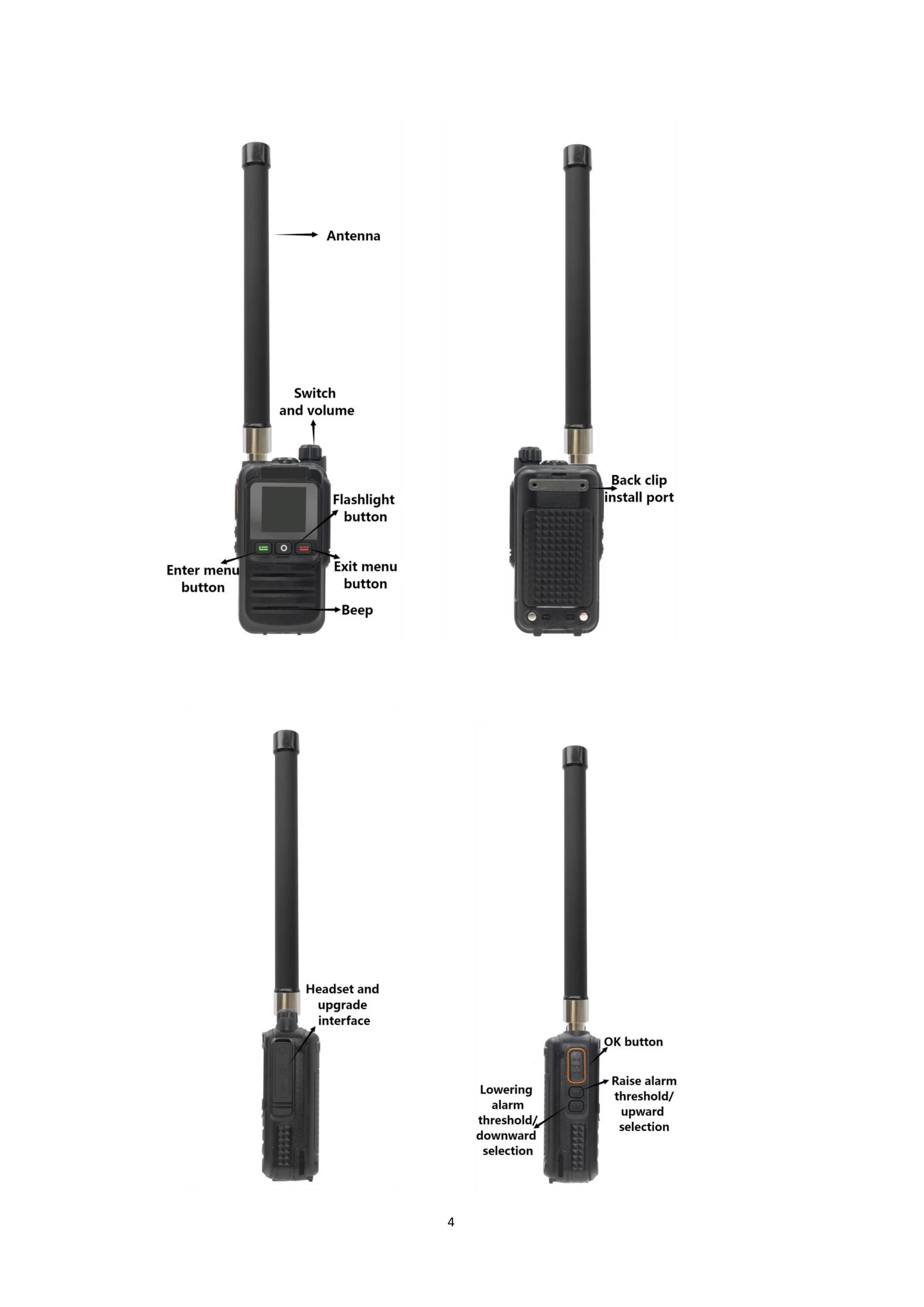 1-2km Drone Warning Equipment with 30-6400MHz Broadband Detection Supporting FPV Drone for DJI Road Communication