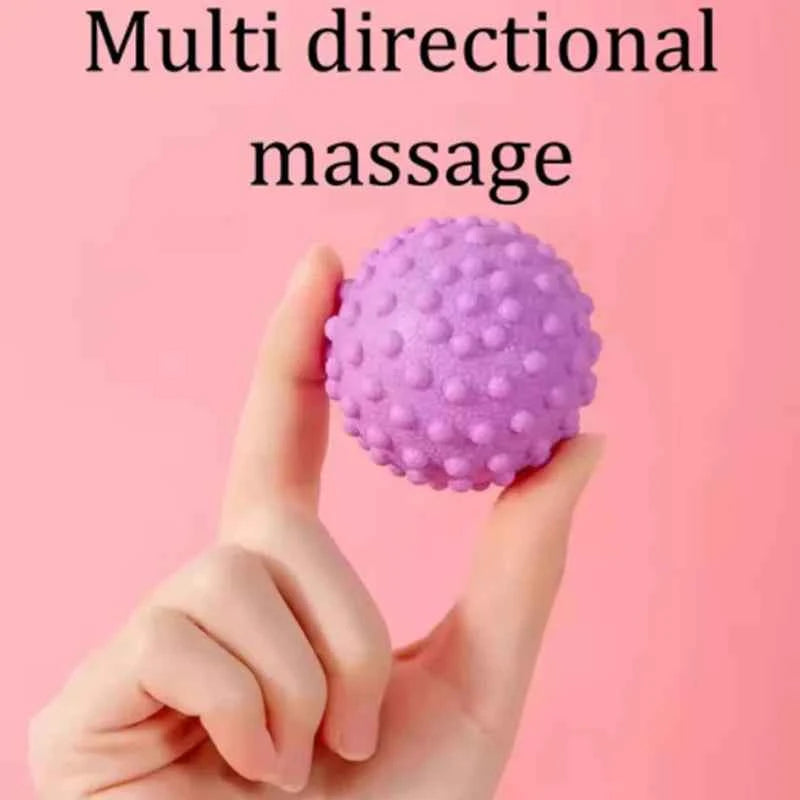 TPR Posture Master Yoga Ball Waist and Back Foot Massage Ball Fascia Ball Raised Point Massage Ball