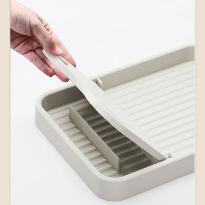 Kitchen And Household Storage Rack Plastic Multifunctional Vertical Foldable Wall Mounted Spoon Storage Rack Kitchen Accessories