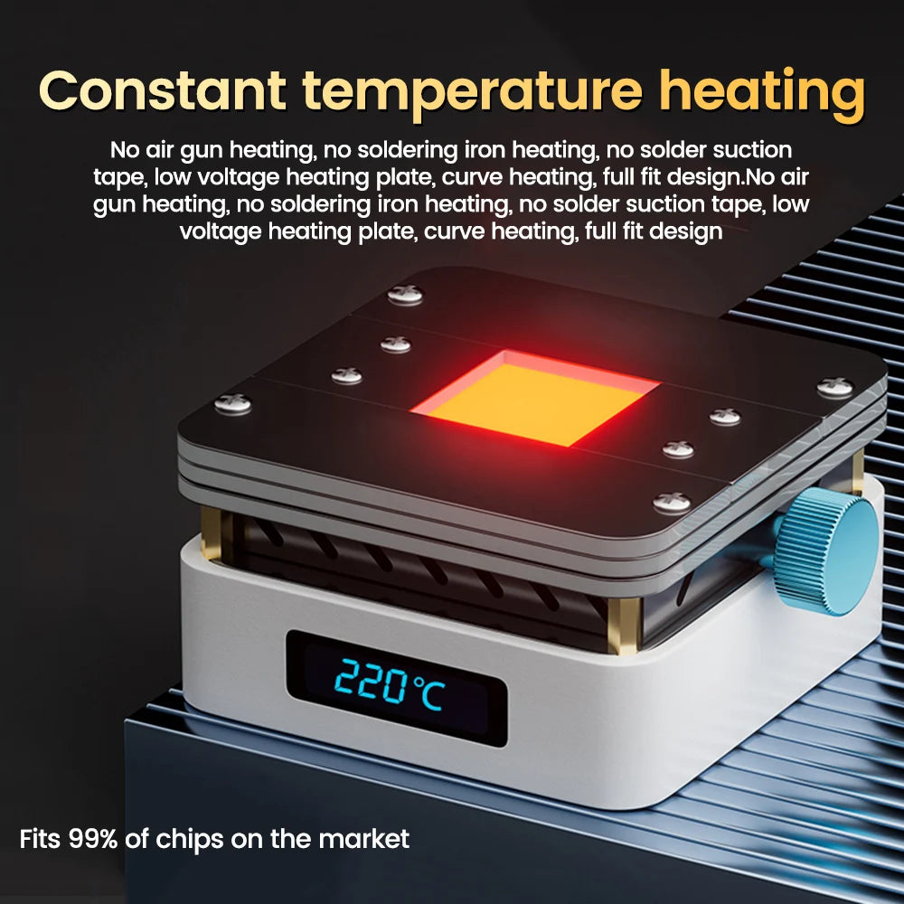 Digital Preheating Rework Station PCB SMD Welding Heating Plate Glue Removal Platform Constant Temperature Soldering Station