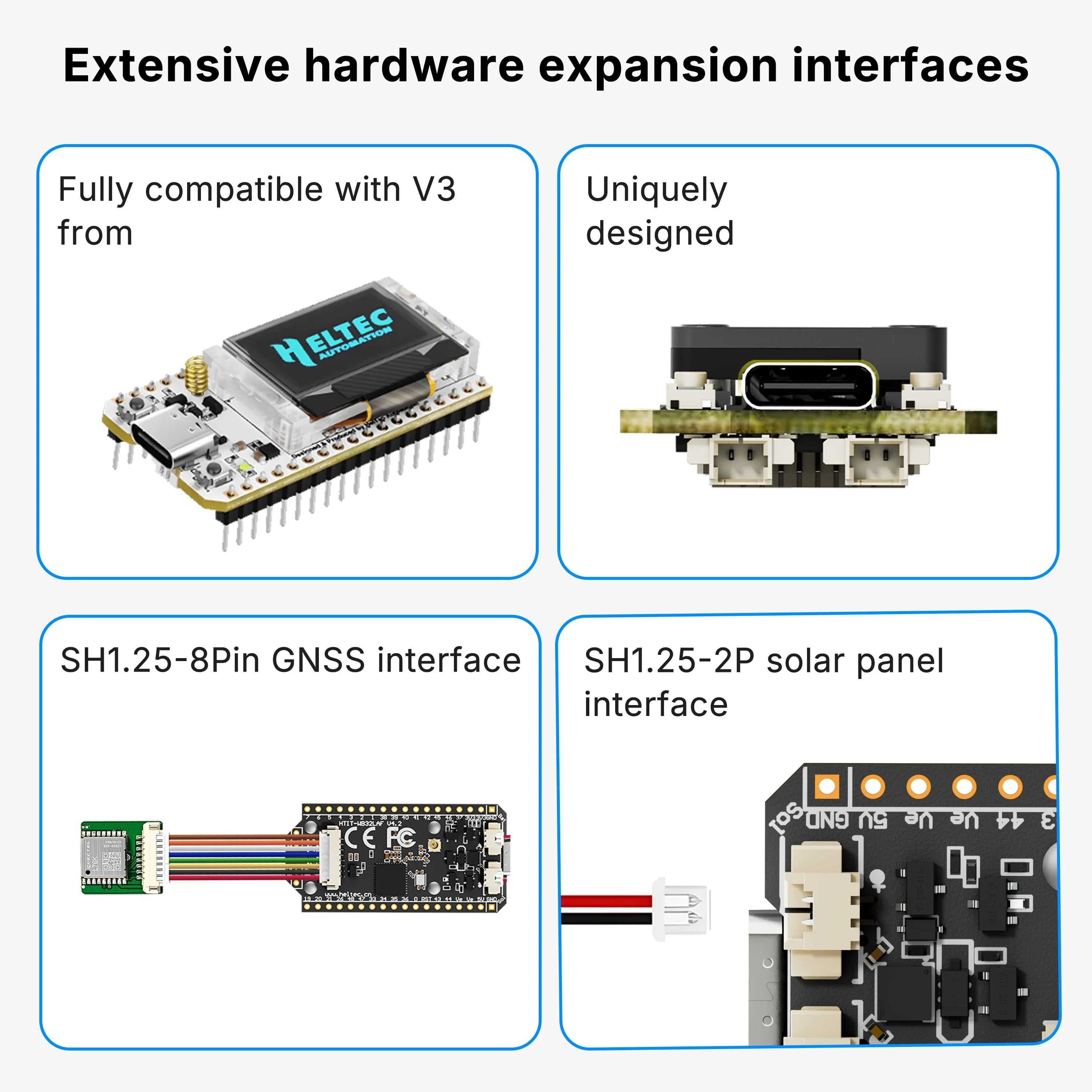 Meshtastic Heltec Wifi LoRa 32 V4 0.96inch OLED ESP32 SX1262 GPS  Solar Powered Dev-Board WiFi BLE Low Power For Arduino IoT