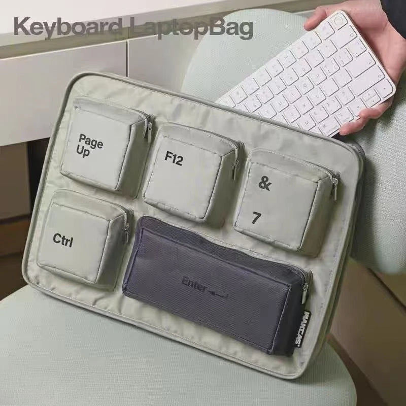 16inch Korean style Fashion Laptop Case Fashion Computer Protection Case Game Laptop keyboard Bags Office Student Stationery