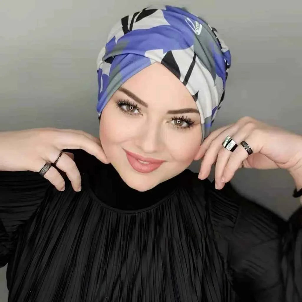 Muslim Modest Hijab Cap Undercap Abaya Hijabs For Woman Islamic Abayas Jersey Instant Wrap Women Crinkle Arabic Modal Silk Caps