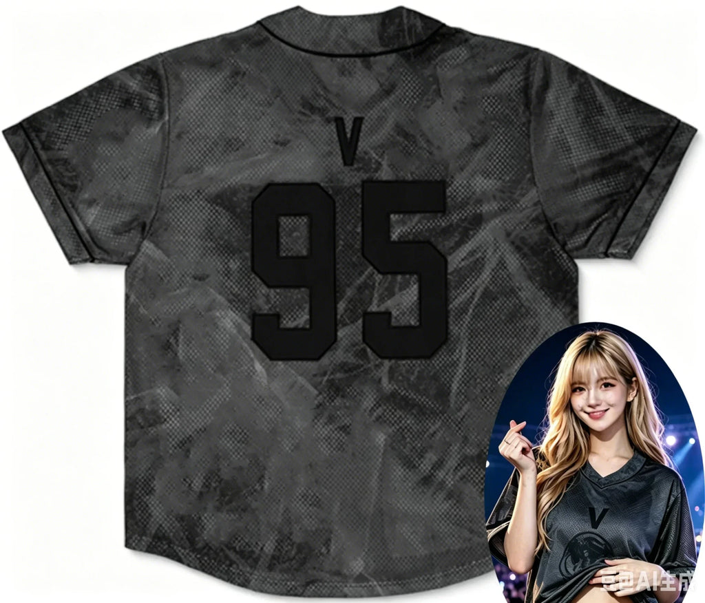 2026 Men Women KPOP #97 V-neck T-shirt Personalize Print Teen Daily Sports Jersey Suitable for Street Dance Family Matching Kids