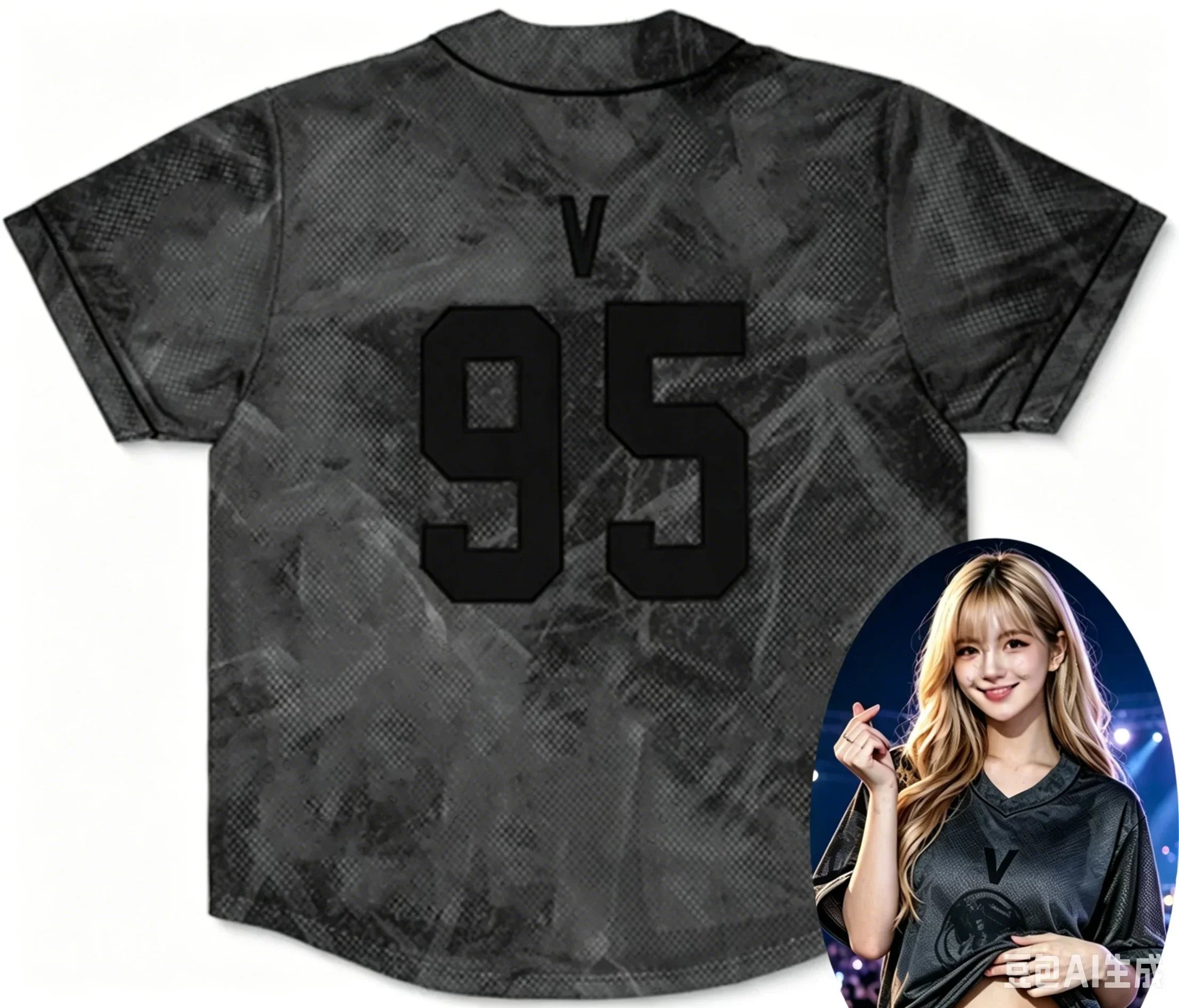 2026 Men Women KPOP #97 V-neck T-shirt Personalize Print Teen Daily Sports Jersey Suitable for Street Dance Family Matching Kids