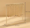 12/18 Hook Jewelry Organizer Display Stand Wood Necklace Hanging Countertop Rack For Earrings Bracelets Showcase Storage Rack