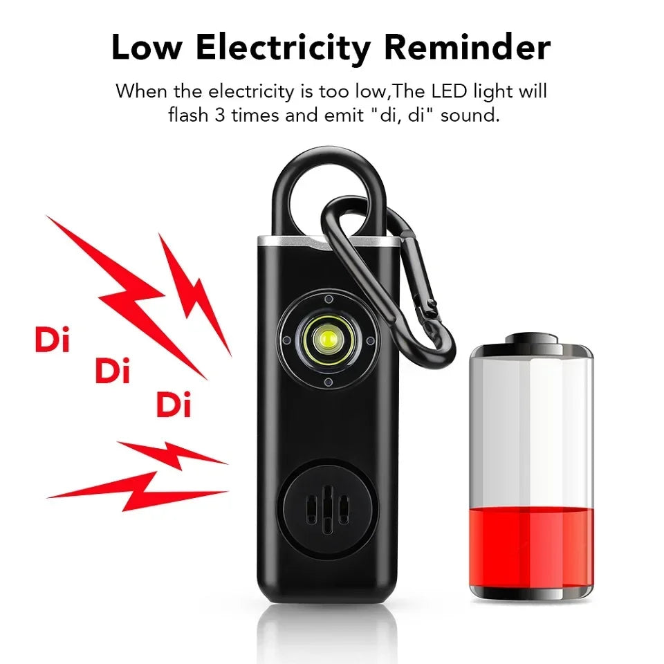 He Original Personal Safety Siren for Women - 130dB Siren, Strobe & Key Chain 3 Pop Colors AF2004 Anti Robbery Call for Help