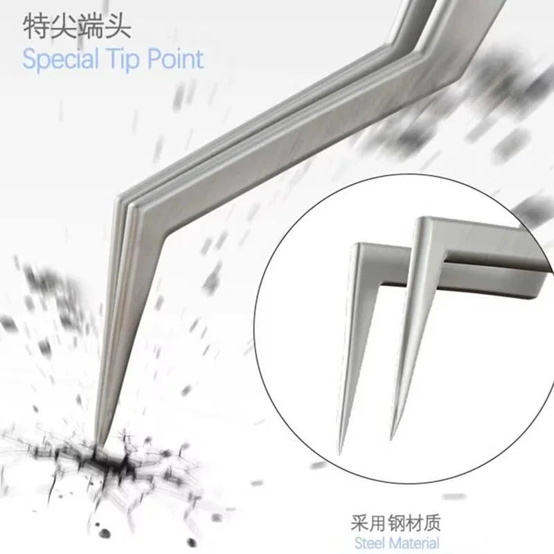 MECHANIC Aax-17 tin positioning tweezers for precise clamping of tin wire, non-slip and wear-resistant, made of steel