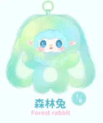 Genuine Yooki Hopping Bunny Series Blind Box Cute Pendant Doll Collection Desktop Ornament Fashion Trend Gift Girl