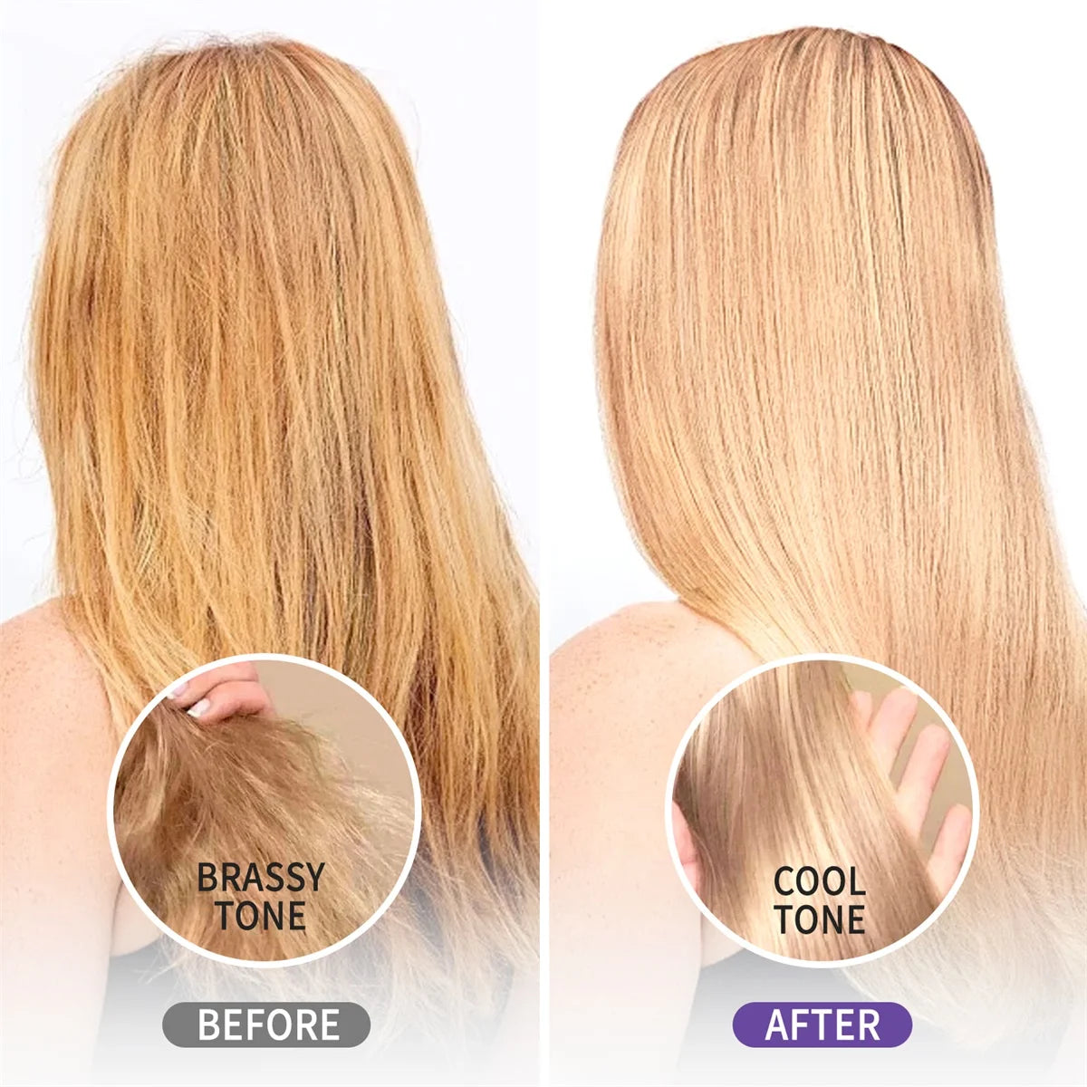 Purple Leave-In Conditioner Spray For Color-Treated Hair