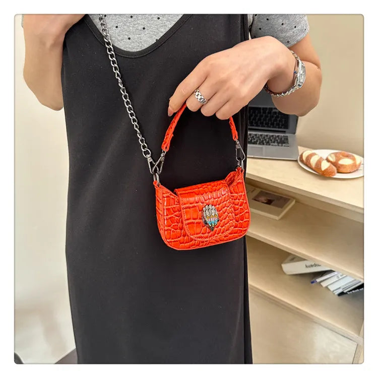 Best Superstar Show Original Diaper Bag, Retro Textured Leather, High-End Minimalist Crossbody Handbag For Party