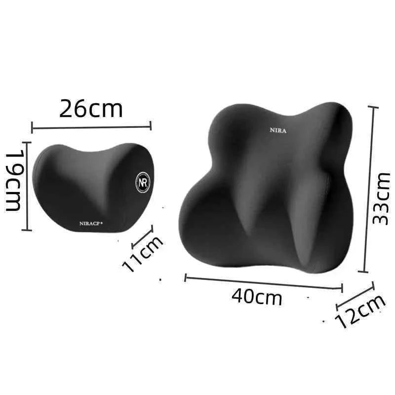Car Headrest Neck Pillow, Car Waist Support, Memory Cotton, Four Seasons Universal Car Pillow car accessories