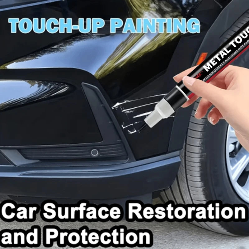 Car Paint Repair Pen, Professional-Grade Car Interior Paint Repair Pen - Black Plastic Scratch Repair Pen, Suitable for Steering Wheel, Dashboard, and Plastic Surfaces - Car Maintenance, Interior Restoration, Dashboard Refurb