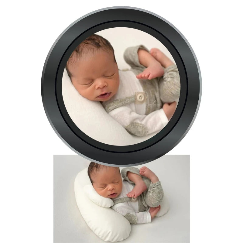 5pcs/set Newborn Photography Props Bean Pillows Crescent Auxiliary Photo Props Baby Basket Fillings Posing Pillow Photo Props