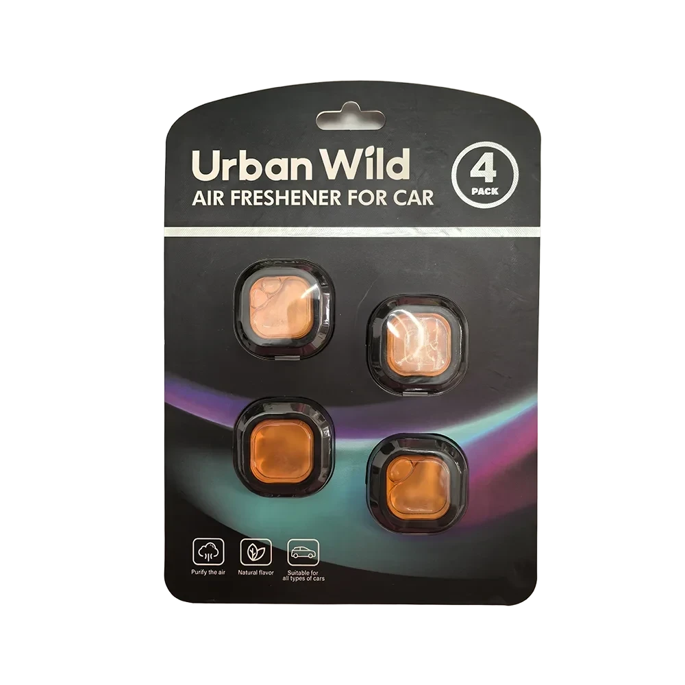 4 Pack Car Air Freshener Car Air Vent Freshener, Car Aroma Relax Long-lasting Fragrance Powerful Odor Eliminator