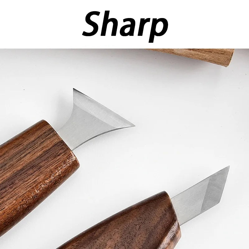 Wood Carving Tools Professional 15PCS Wood Carving Tools Hand Carving Knife Set Multifunctional Carpentry Wood Tools