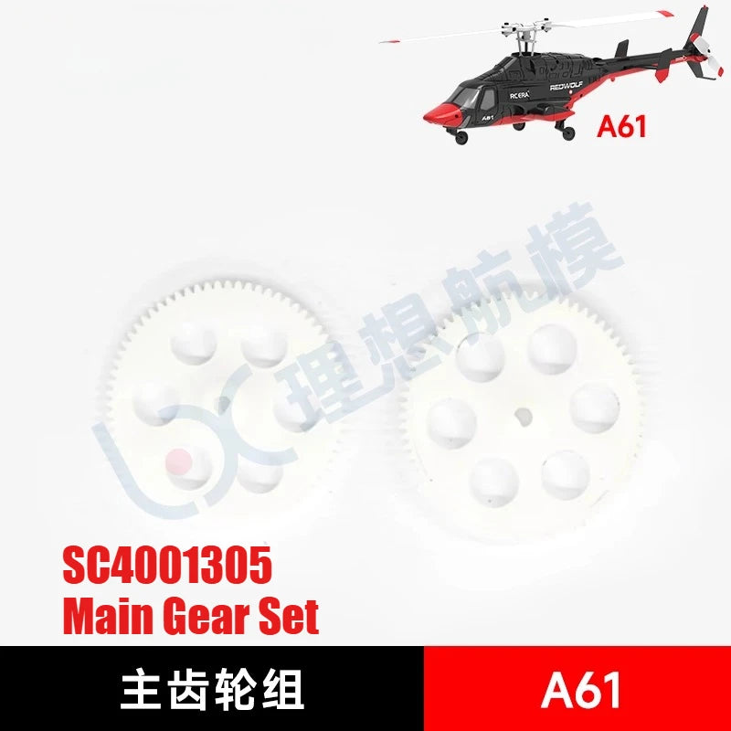 RC ERA A61 RC Helicopter Simulation Original Spare Parts Complete Set Chassis Main Frame Remote Control Blade Receiver Motor