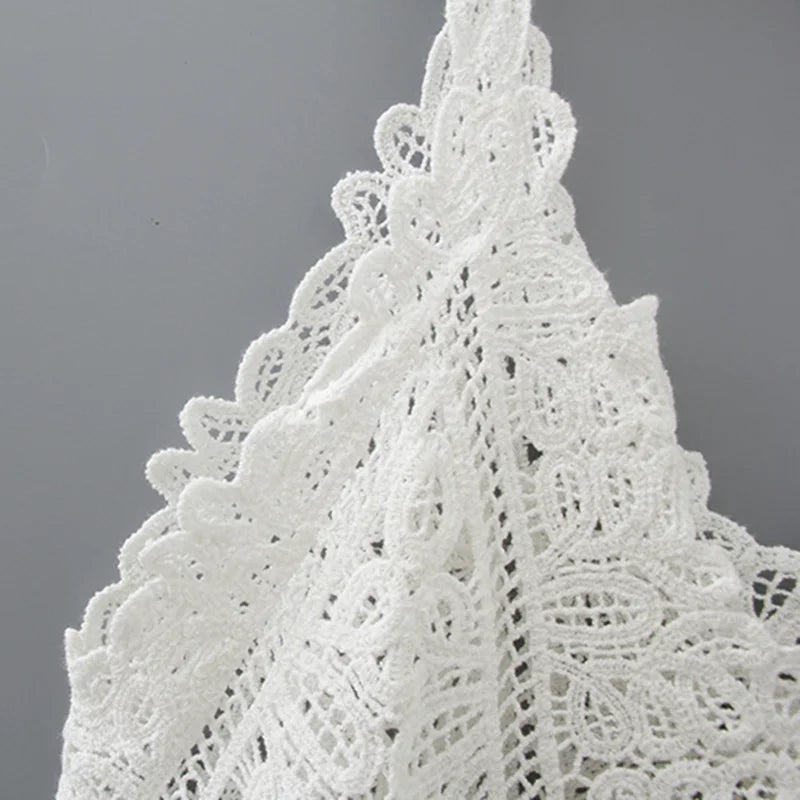 Cotton Crochet Tank Top Sexy Knitted Hollow Out Vest Crop Top Women Femme Vintage Backless Camisole Female 2026 Summer Clothes