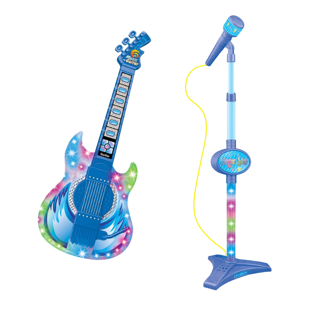 Kids Microphone Stand Toy Portable Children's Karaoke Electronic Durable Party Karaoke Microphone Stand Kids Karaoke Machine