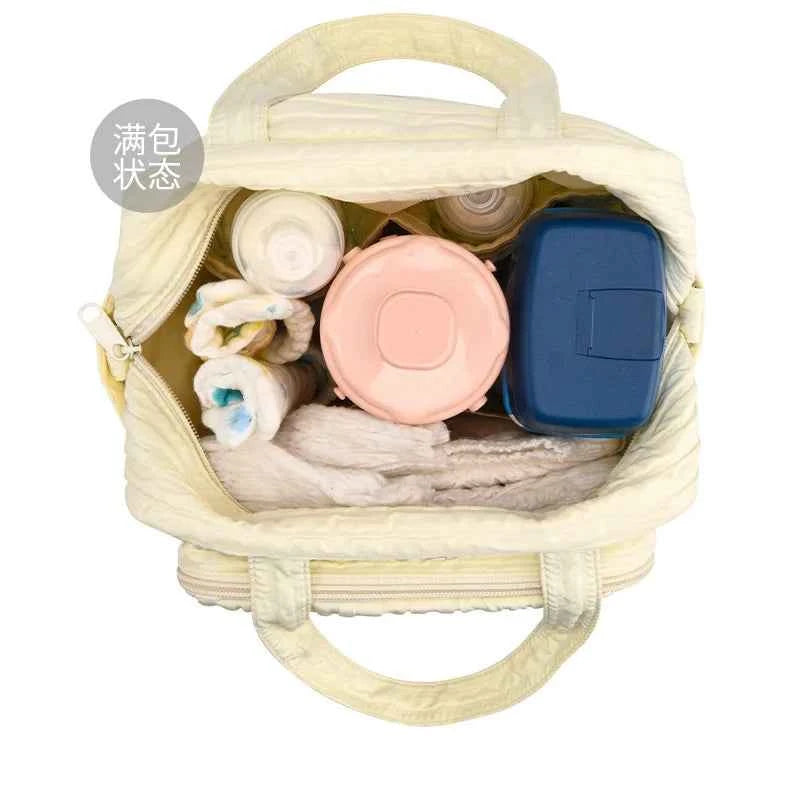Cotton Mommy Bag Diaper Bags for Baby Cute Handbags Baby Items Organizer Nappy Caddy Bag Maternity Pack Mother Kids