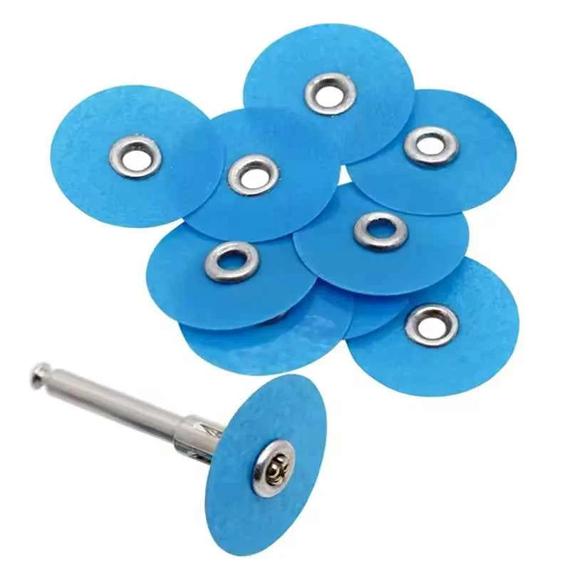40pcs Dental Polishing Discs Holding Rod Mandrel Soflex Flexi Disc RA Shank Teeth Whitening Material Dentistry Tools Consumables