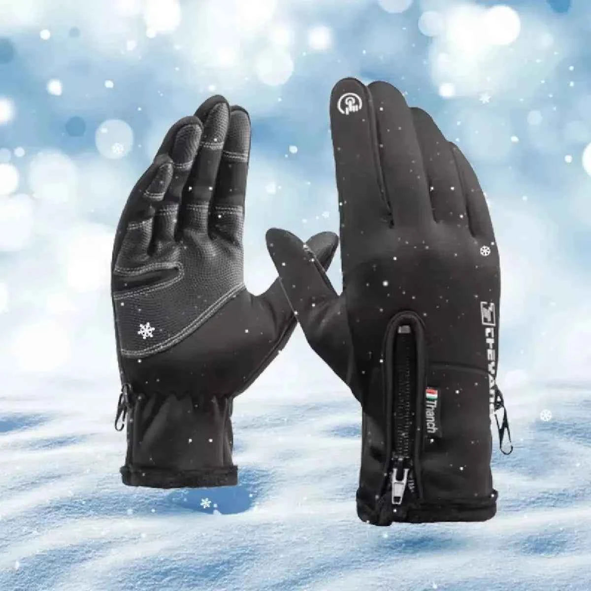 Winter Gloves Waterproof Thermal Touch Screen Thermal Windproof Warm Gloves Cold Weather Running Riding Sports Hiking Ski Gloves