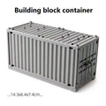 Military Container Model Model Building Blocks MOC Toys  Transformable Technical Bricks Creative DIY Pretend Toys