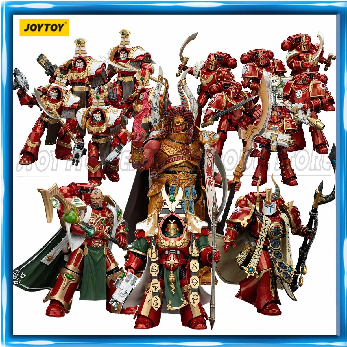 [IN STOCK]JOYTOY Warhammer 30K 1/18 Action Figure Magnus the Red Primarch of the XVth Legion Collection Anime Model Toy