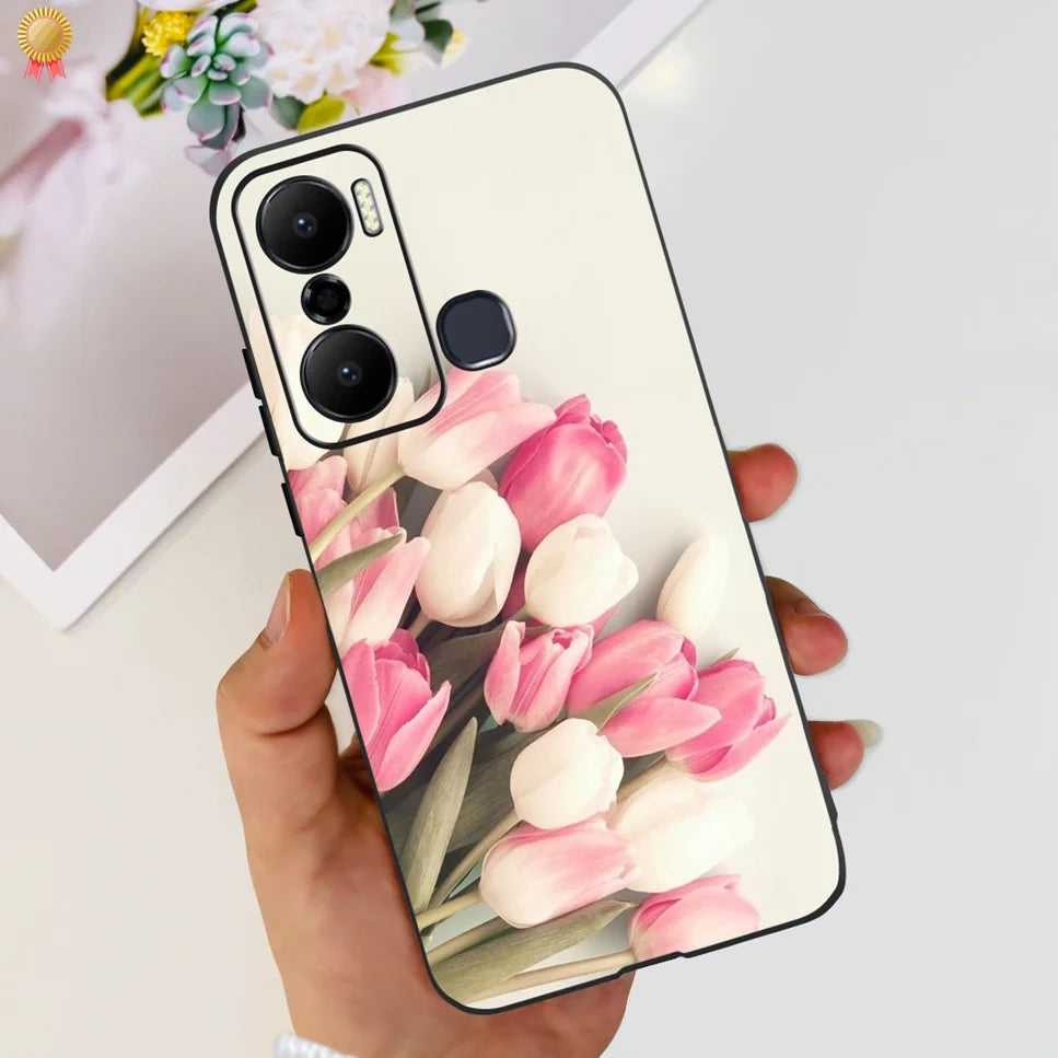 For Infinix Hot 20 Play 20i 4G Case Cute Astronaut Clear TPU Silicone Bumper Cover For Infinix Hot 20 Play 20i Phone Case Funda