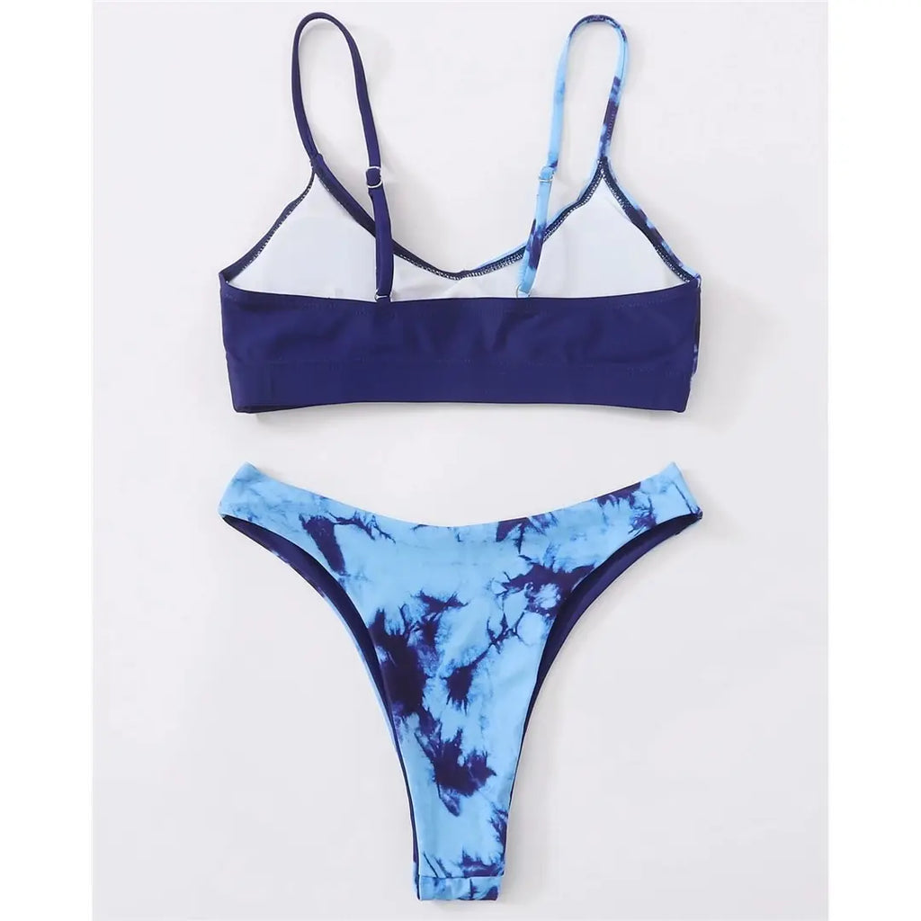 S - XL Sexy Leopard Bikini Women Swimwear Female Swimsuit Two-Pieces Bikini Set Brazilian Bather Bathing Suit Swim V871SW