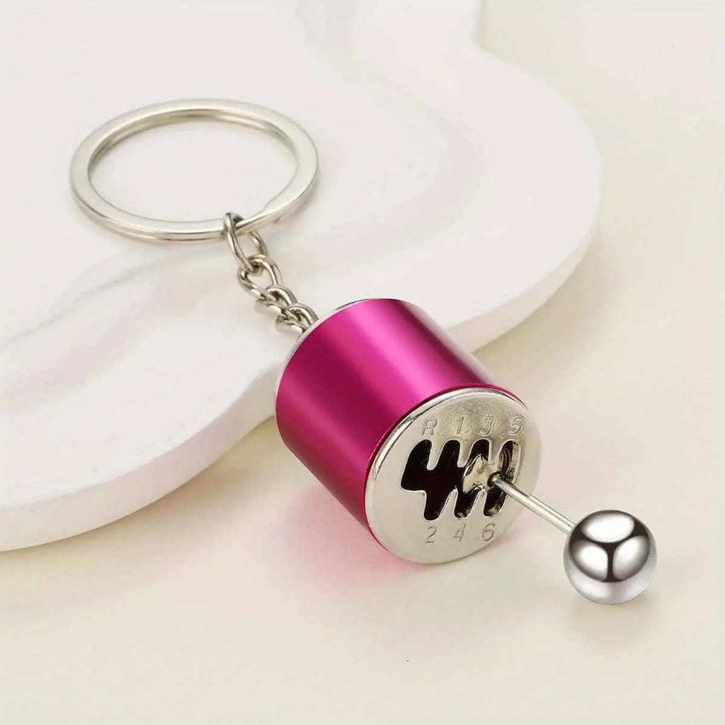 1 piece men's creative car modification shift keychain stress toys desk toy  anti anxiety stress reliever toys