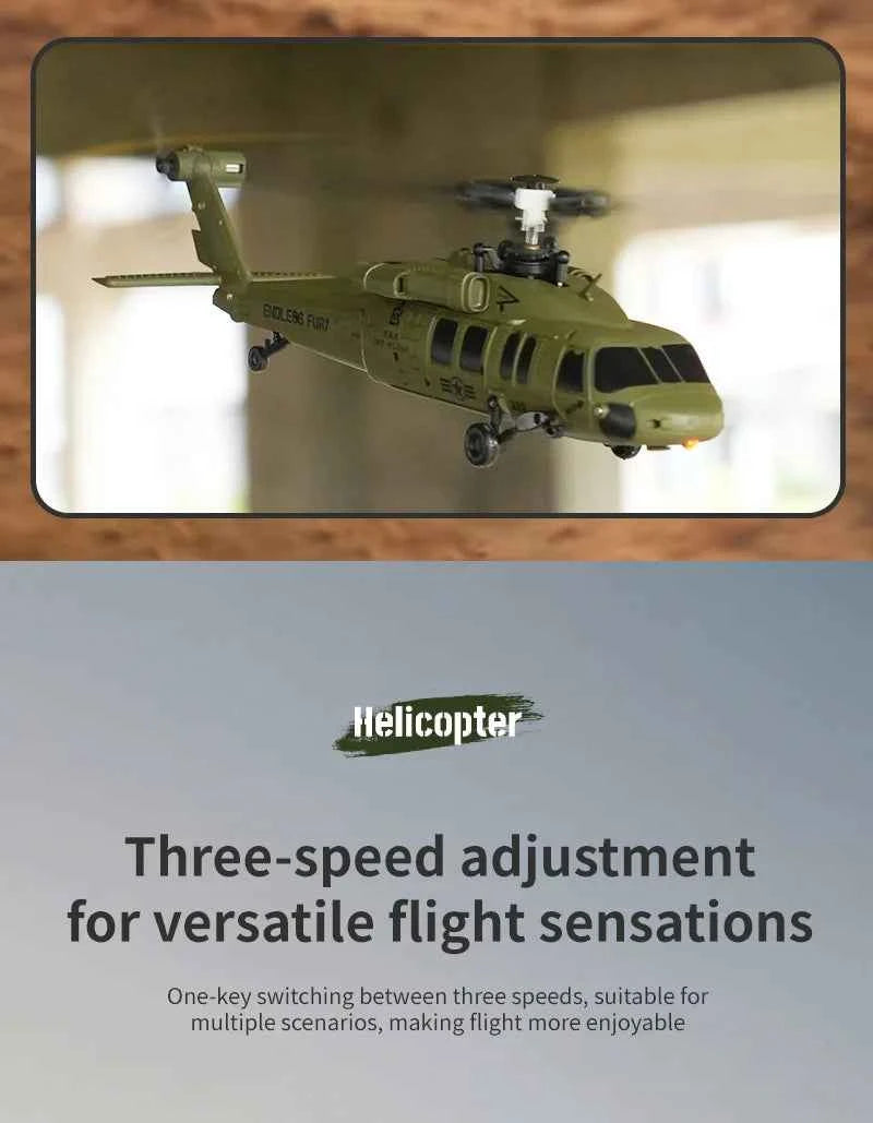 JJRC U9901 RC Helicopter 6CH Brushless Inverted Flight Stunt Remote-Control Helicopter with 6axis Gyro Airplane Model Toy Gift