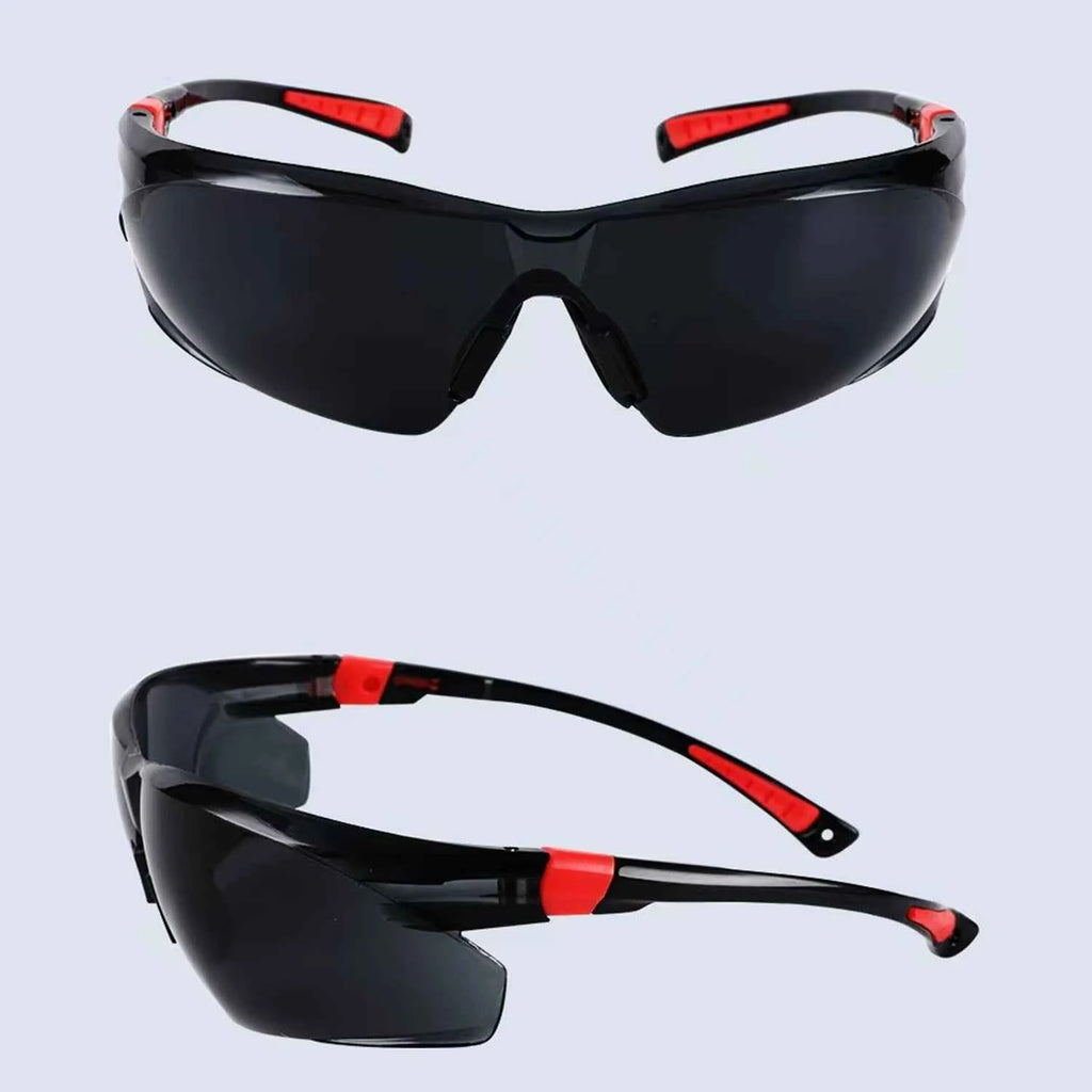 48-73-2000 transparent protective glasses, impact-resistant double-coated lenses, wear-resistant hard coated goggles