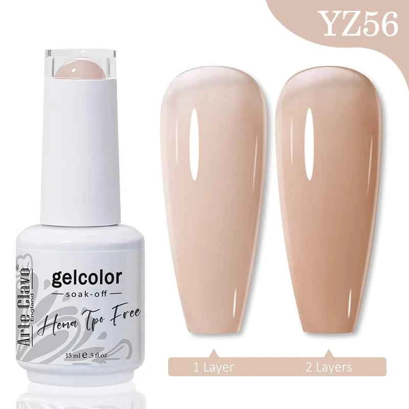 Arte Clavo TPO HEMA FREE Top Quality Discount Price 131 Colors Nail Gel Polish New Formula Nail Gel 15ml Bottle UV Gel Varnish