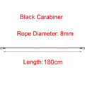 150CM-210CM Heavy Duty Bungee Cord Elastic Tie Strap String Carabiner Hooks Cycling Luggage Packing Ropes Camping  Accessories