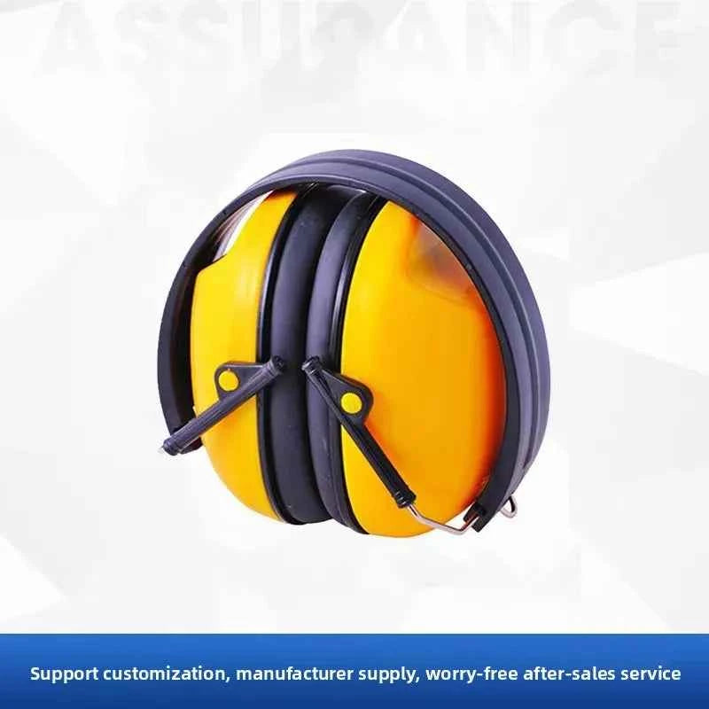 Industrial Noise-Reducing Earmuff Headphones for Hearing Protection