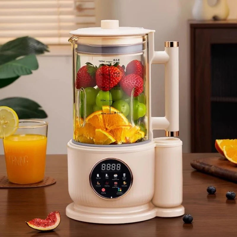 1500ml Soy Milk Machine Electric Juicer Blender Soybean Milk Maker Wall Breaking Machine 10-leaf Blade Breakfast Machine