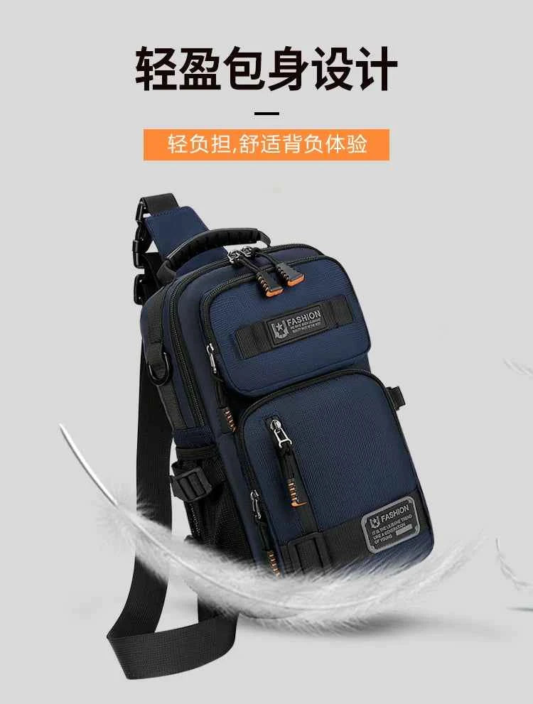 Fashion Men's Waist Packs Chest Bag High Quality Oxford Crossbody Bags For Men Fashion Casual Men Bag Handbag Male Chest Pack