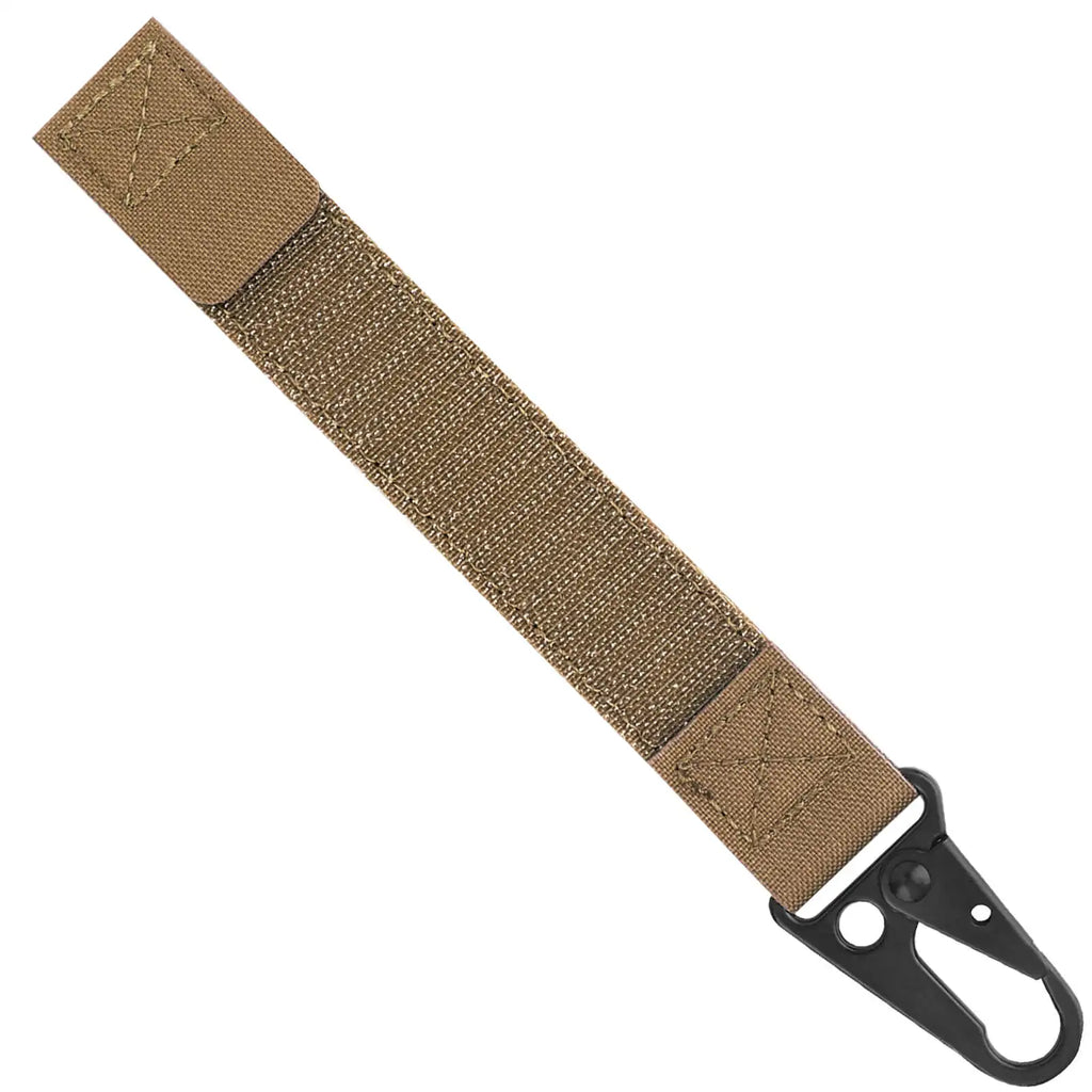 KRYDEX Tactical Utility Hook Keychain Key Holder Belt Keeper Gloves Carabiner Chemstick Clip Outdoor Camping Accessories