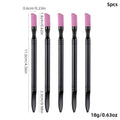 1/5PCS Quartz Pen Nail  Cuticle Pushers Nail Polish Manicure Stick Nail Files Grinding Pen Dead Skin Remover for Natural Nail