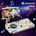 Kids Simulation DJ Mixer Controller Toys Multifunctional Music Effects Electronic Piano Keyboard Learning Birthday Gift Boy Girl