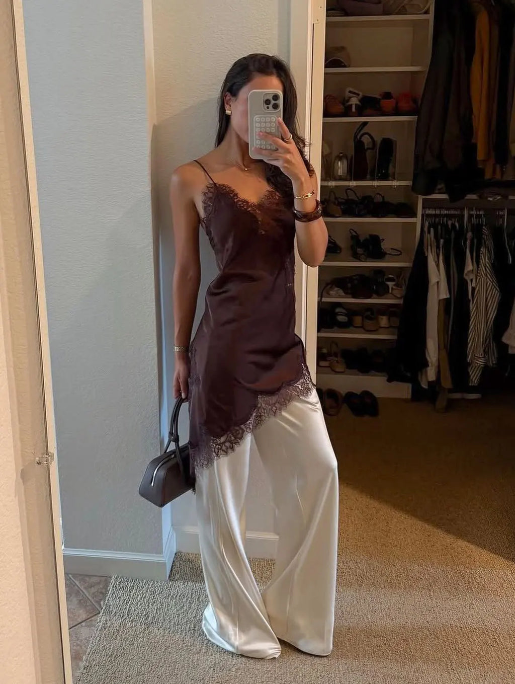 New Lace Mini Spaghetti Strap Dress For Women Irregular Backless Slit Sexy Evening Party Dress Female High Waist Bottom Dresses