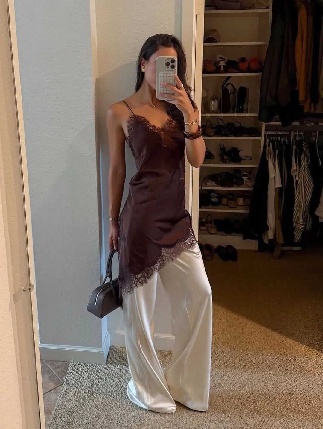 New Lace Mini Spaghetti Strap Dress For Women Irregular Backless Slit Sexy Evening Party Dress Female High Waist Bottom Dresses