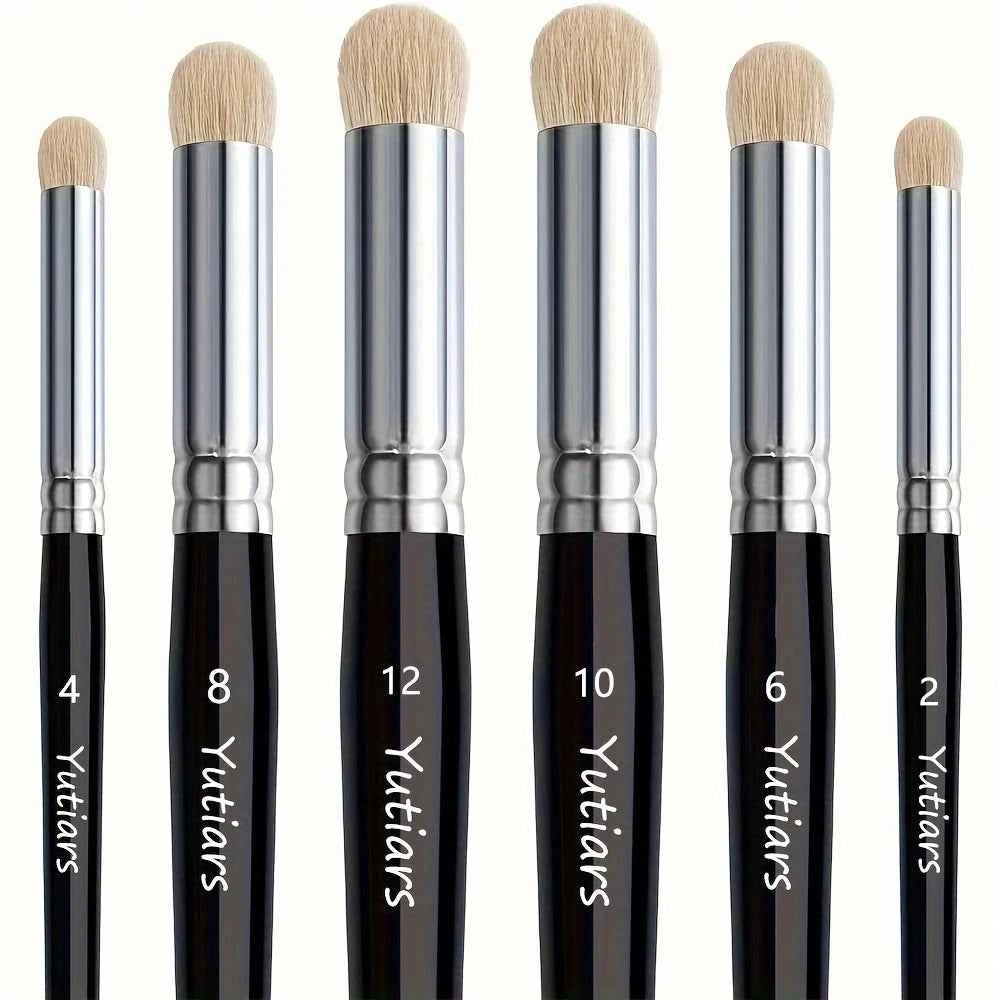 Paint Brush Set, Fine Detail Wood Handle Brushes for Miniature Art Painting, Acrylic, Watercolor - Micro Detailing & Drybrush