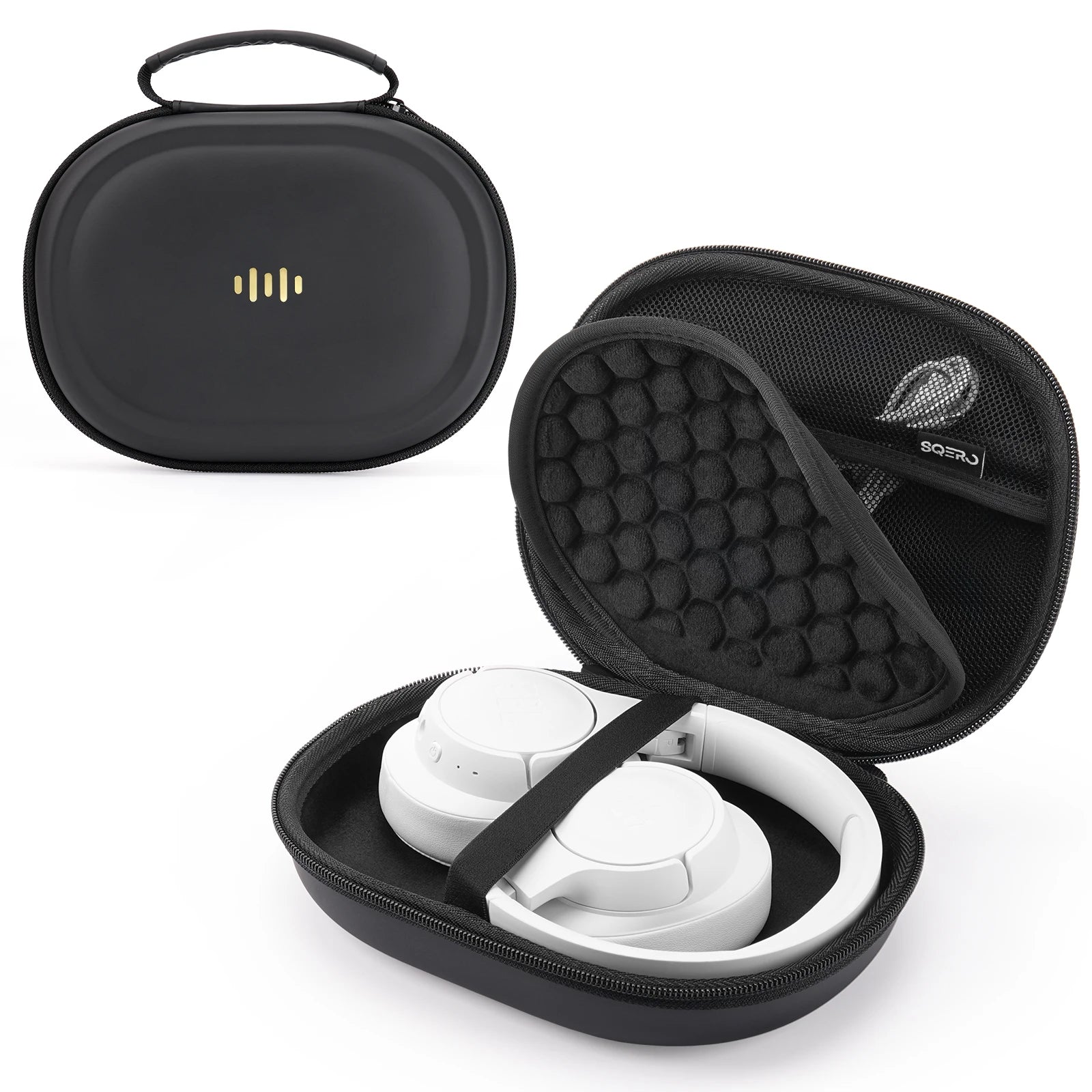 Headphone Case for Bose Quietcomfort/JBL Tune 720BT/520BT/510BT/Live 770NC/460NC, Upgrade PU Universal Travel Organizer Bag