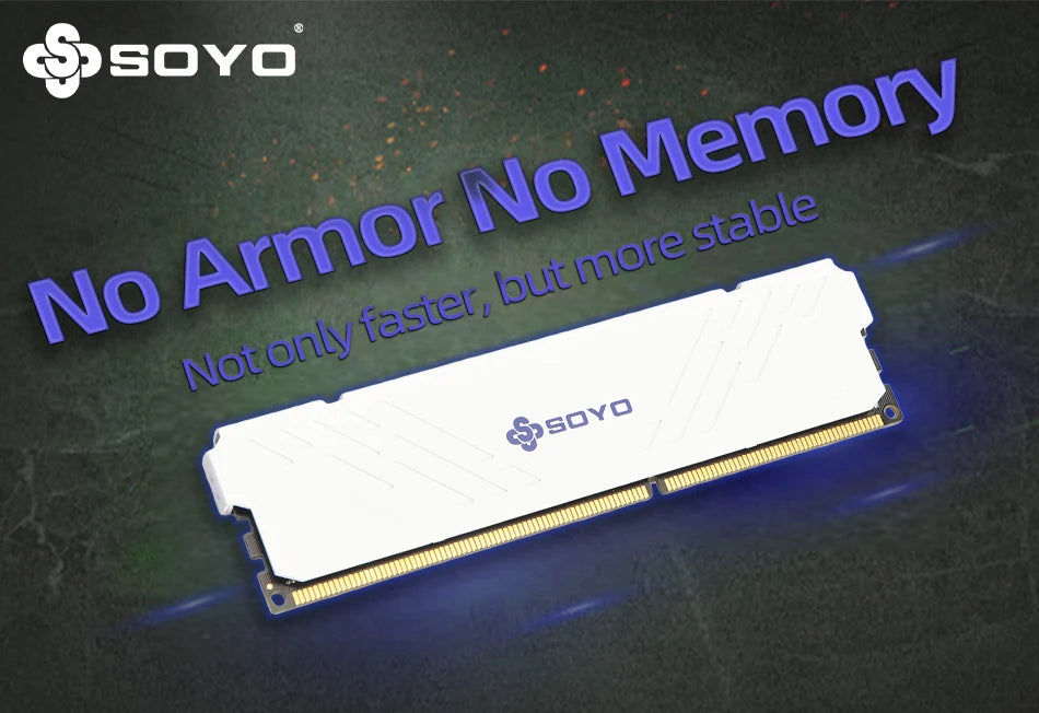 SOYO Memoria Ram DDR3 8GB Desktop 1600 Mhz DIMM Memory Module Ram For Intel & AMD 64Bit 240Pin 1.5V PC3-12800 PC Gameing