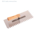 Tile Tiling Tools Masons Serrated Trowels Workers Auxiliary Plastering Decoration Toothed Knives Ceramic Widened Large Boards