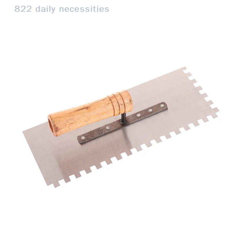 Tile Tiling Tools Masons Serrated Trowels Workers Auxiliary Plastering Decoration Toothed Knives Ceramic Widened Large Boards